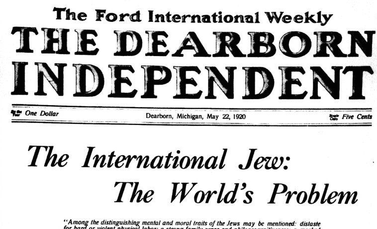 Henry Ford’s apology to the Jews