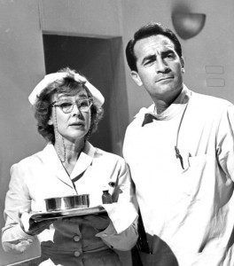 Mae Clarke & John Beradino on “General Hospital.” Photo: Public domain.