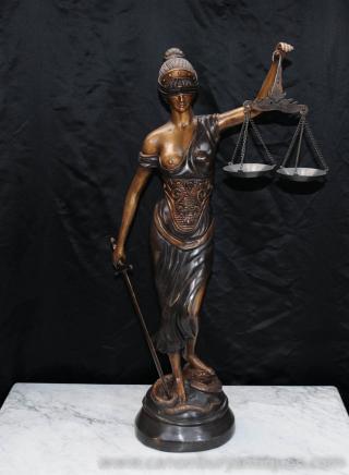 Lady Justice is totally asking for it.