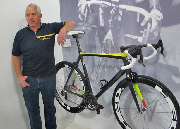 LeMond today, returning to bike design