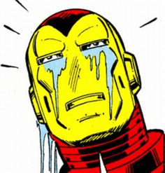 Iron Man is sad.
