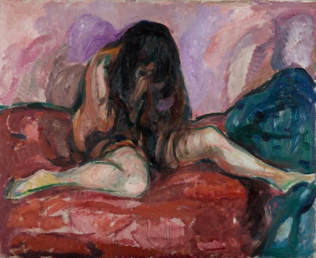Image of painting by Edvard Munch. Public domain.