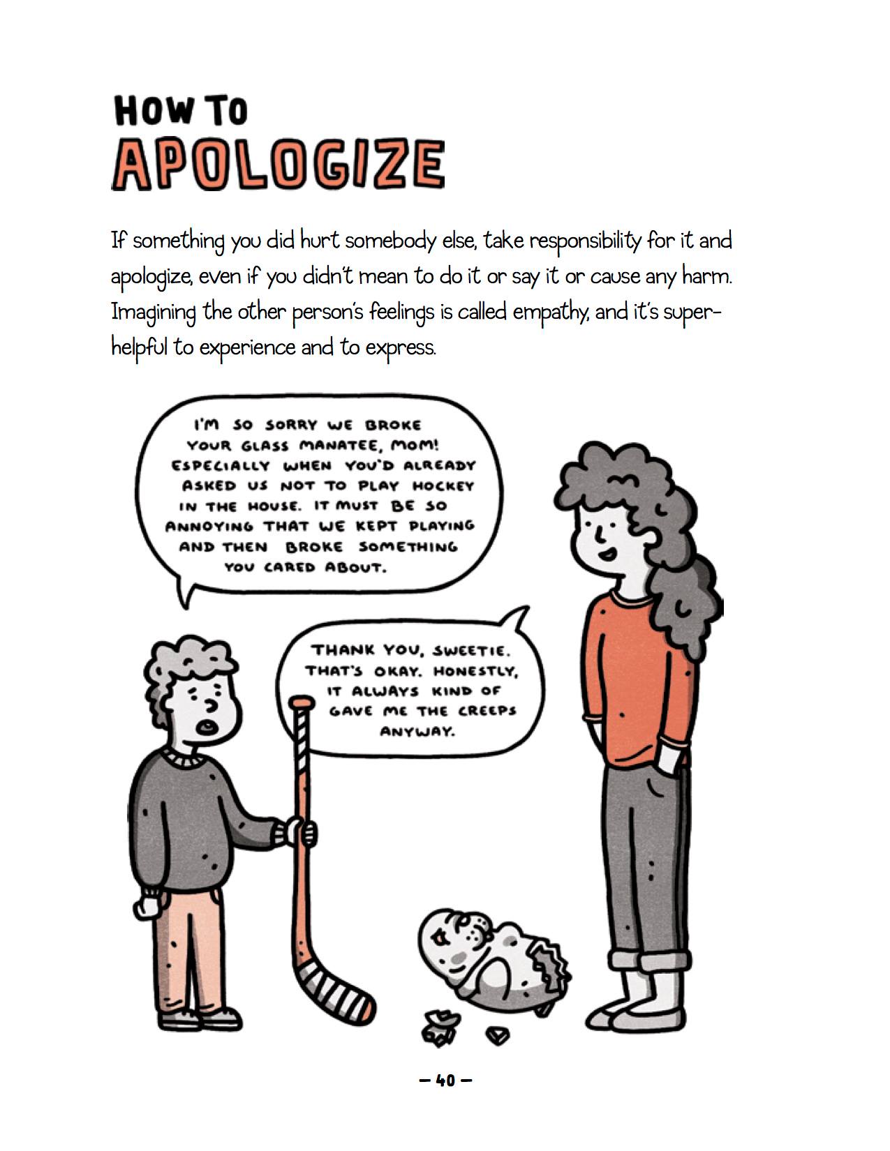 How to apologize (you know, for kids!)