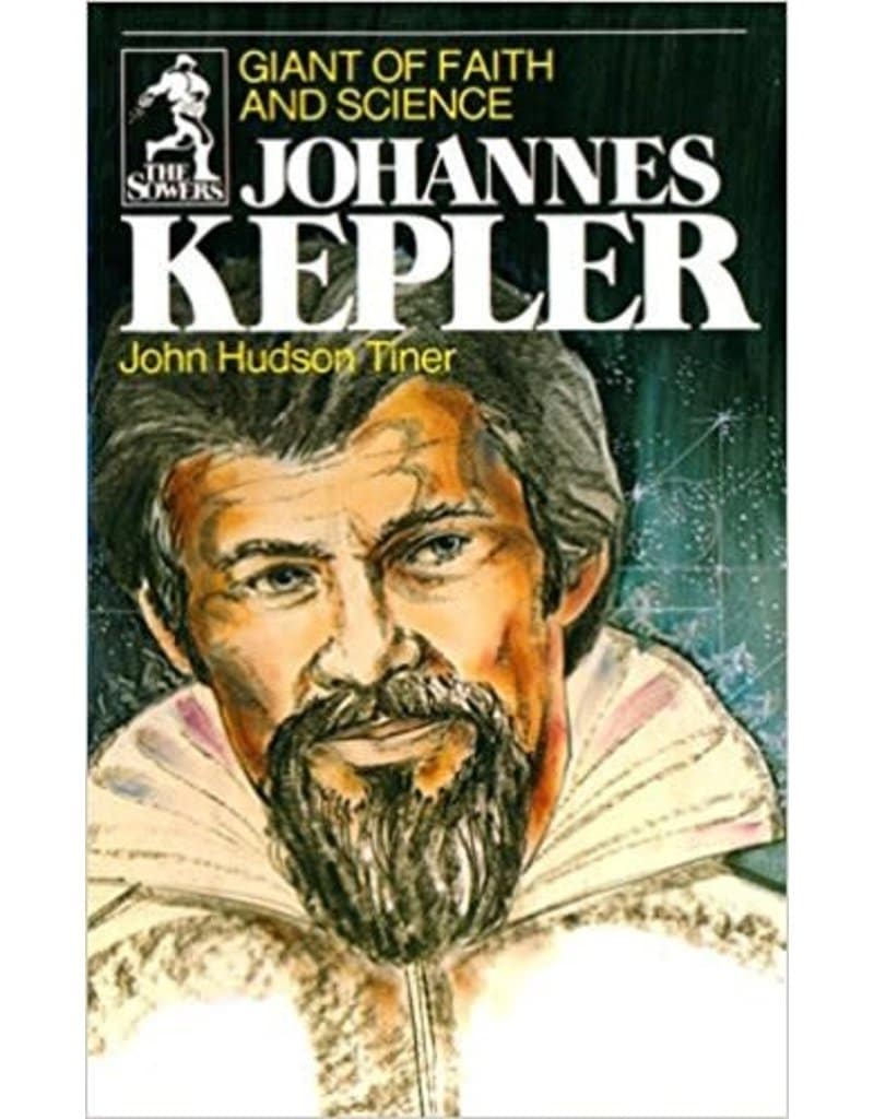 very retro book cover of a bio of long-dead mathematician Johannes Kepler 